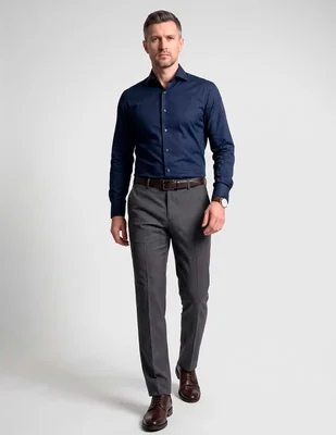 Pantalón de vestir regular para hombre