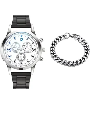 Set reloj para hombre reloj y pulsera