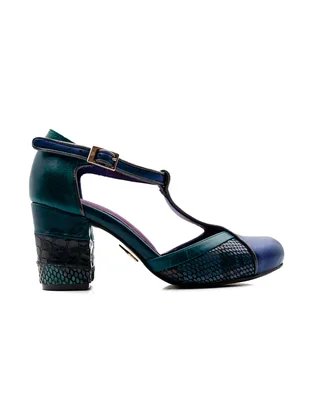 Zapato de tacón de piel para mujer
