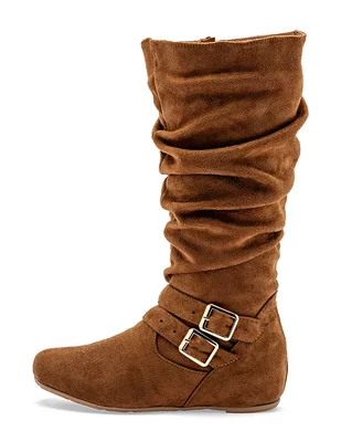 Bota media pierna para mujer