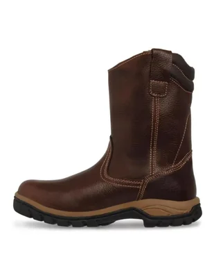 Bota industrial de piel para hombre