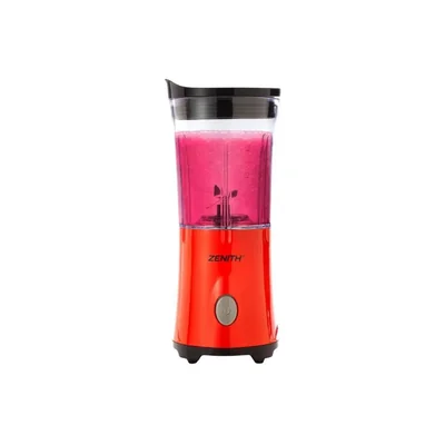 Licuadora Personal Zenith 350W con Vaso Portátil Roja