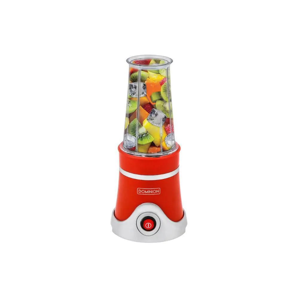Licuadora Personal Dominion BlendMax con Vaso 2Go Roja