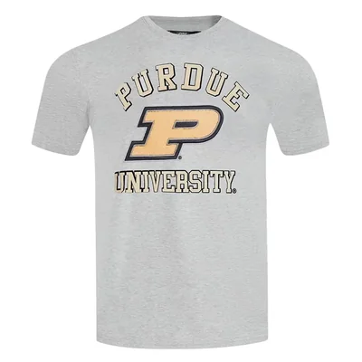 Camiseta Pro Standard Purdue University gris jaspeado