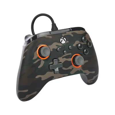 Control de Xbox Power A Woodland Camo Alámbrico