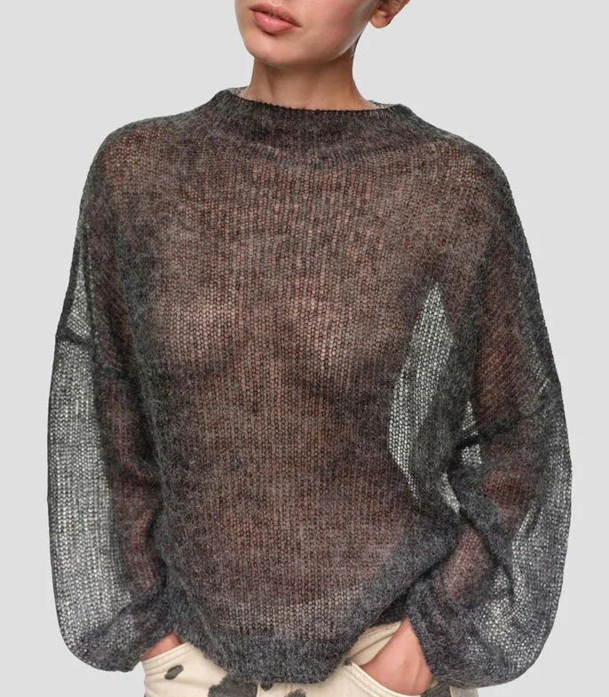 Suéter cuello alto Mujer
