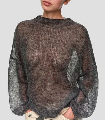 Suéter cuello alto Mujer