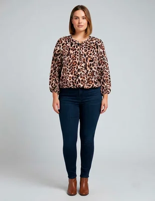 Blusa manga larga para mujer