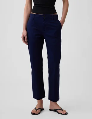 Pantalón chino recto para mujer