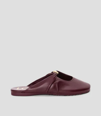 Flats en piel Mujer
