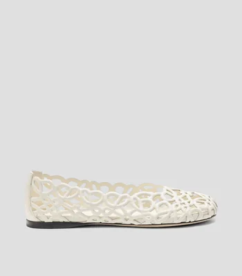 Flats en piel Mujer