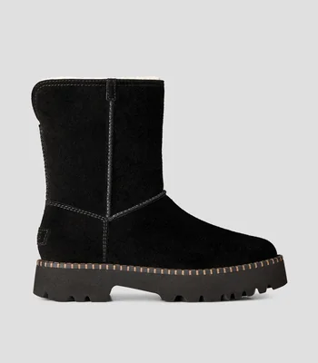 Botas cortas Uptowner Short Boot de ante con tacón bajo y ancho Mujer