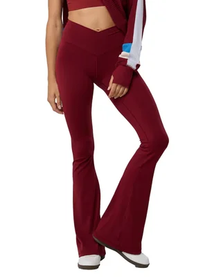 Legging a la cintura con medio elástico para mujer