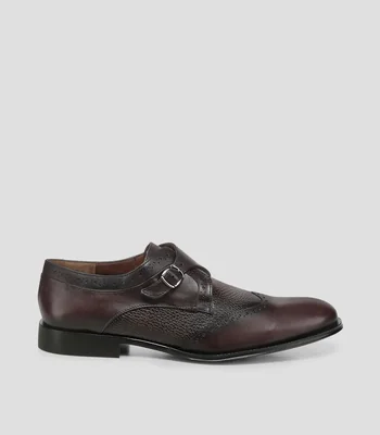 Zapato de vestir Monk en Piel Hombre