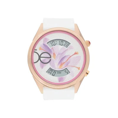 Reloj Cloe Oe2623-Wt para Dama
