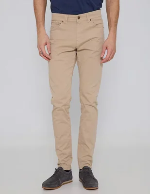 Pantalón recto de algodón para hombre