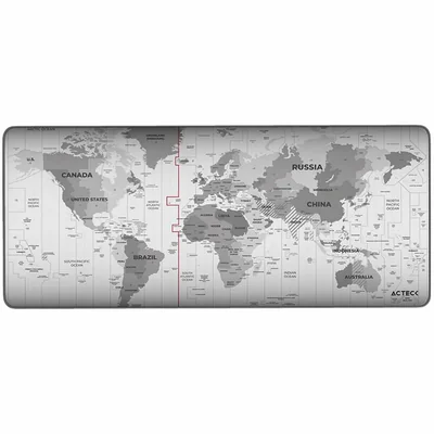 Mouse pad acteck vibe flow mt494w diseño mapa ac-941044