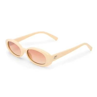 Gafas de sol Le Specs Outta Love ecru oval 51 mm