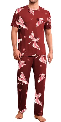 Pijama Conjunto Elegante Shendy Vendy Roja para Hombre