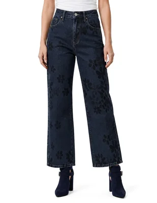 Jeans regular bota cintura para mujer
