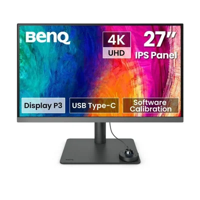 BenQ Monitor PD2706U para Diseño 27" UHD 4K, 90 W USB-C, P3 Rec.709 sR