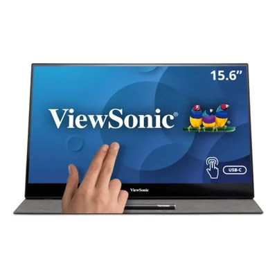 ViewSonic TD1655 Monitor portátil IPS táctil de 15.6 pulgadas 1080p, U