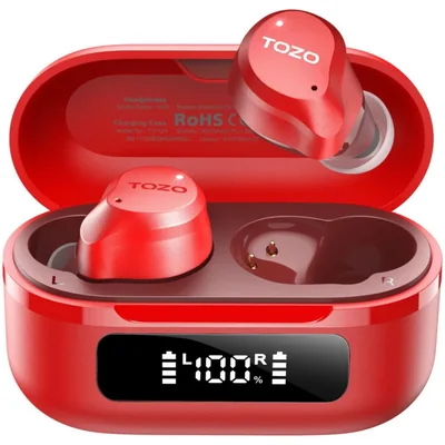 Auriculares inalámbricos híbridos con cancelación activa de ruido TOZO