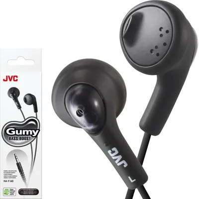 Auriculares intrauditivos JVC HAF160B Gumy negros