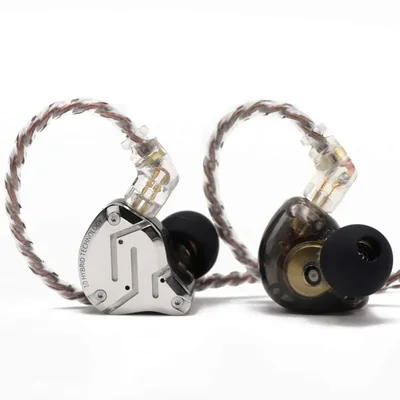 Auriculares intrauditivos Linsoul KZ ZS10 Pro, 4BA+1DD de 5 controlado
