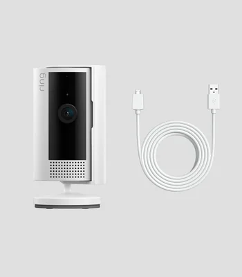 Cámara de Seguridad Interior con enchufe Blanco