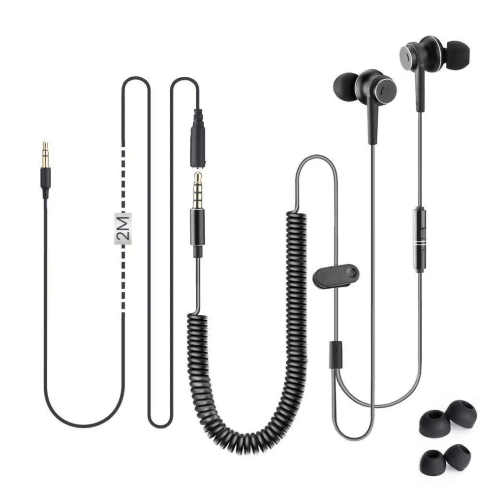 Auriculares intrauditivos Avantree con cable largo para TV y PC, cable