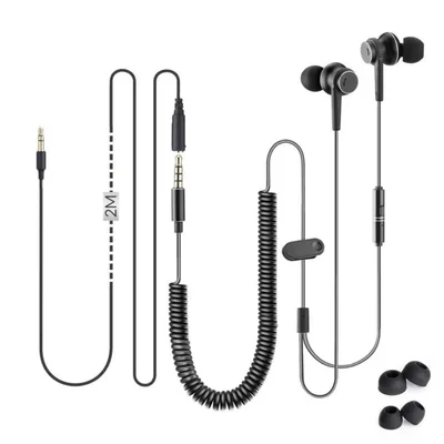 Auriculares intrauditivos Avantree con cable largo para TV y PC, cable