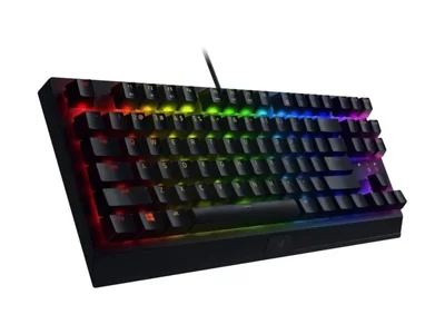 Teclado mecánico para juegos Razer BlackWidow V3 sin teclado numérico,