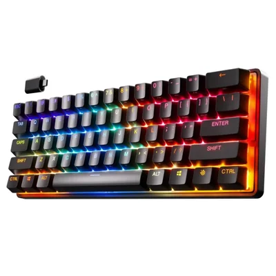 Teclado inalámbrico SteelSeries Apex Pro Mini - Diseño del 60% - OmniP