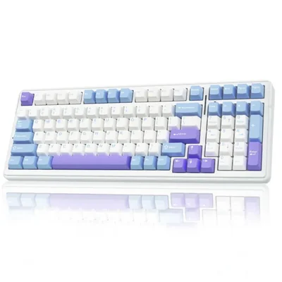Teclado mecánico inalámbrico Aula F99, teclado personalizable con tres