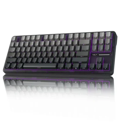 Teclado mecánico inalámbrico AULA F87 Pro, teclado personalizado inter