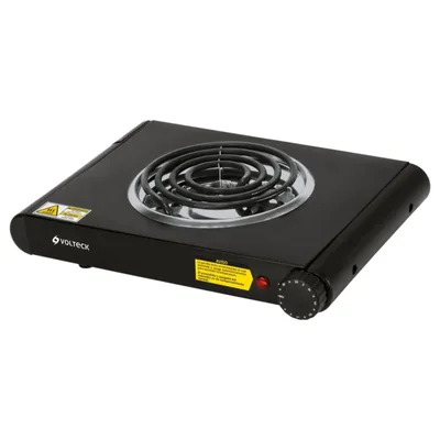 Volteck PAEL-1CN, Parrilla eléctrica de resistencia, negra