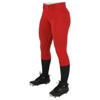 Pantalón de Softbol CHAMPRO - Talla Grande - Color Escarlata - Poliéster