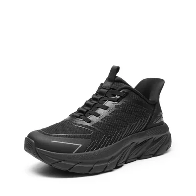 Zapatillas de caminar para mujer ALLSWIFIT 255 cm Todo negro sin cordones