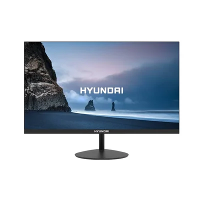 Monitor LED - HYUNDAI 21.45 Pulgadas HT21FOMBK02 Resolución 1920x1080 Full HD, Montaje Vesa, Incluye cable HDMI, Negro
