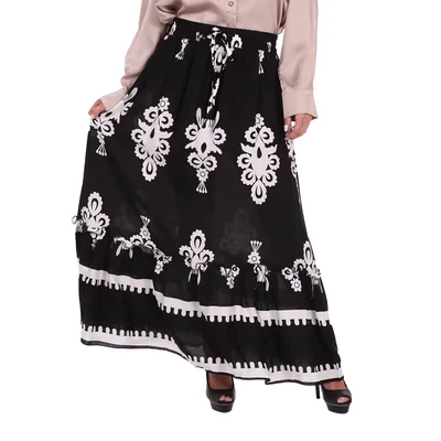 Falda Maxi Estampada Ecof Ecofashion para Mujer