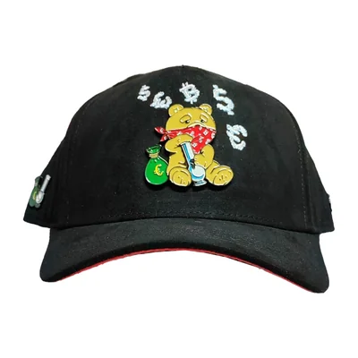 Gorra Cash Only Curva Ted Money Negro Unisex 22025005