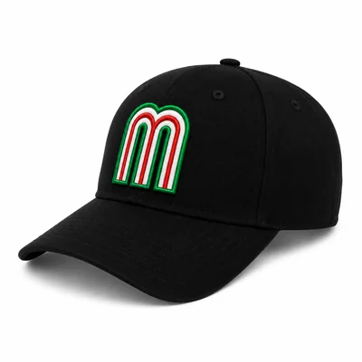 Gorra México Iq Tech Negra Tricolor Ajustable Unisex Edición Inspirada En La Pasión Futbolera 2026