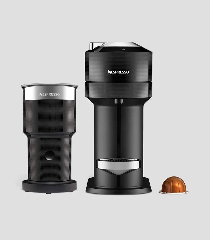 Combo Cafetera Vertuo Next Negra Aeroccino XL