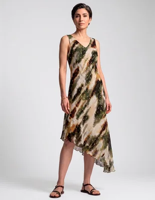 Vestido a la rodilla casual para mujer