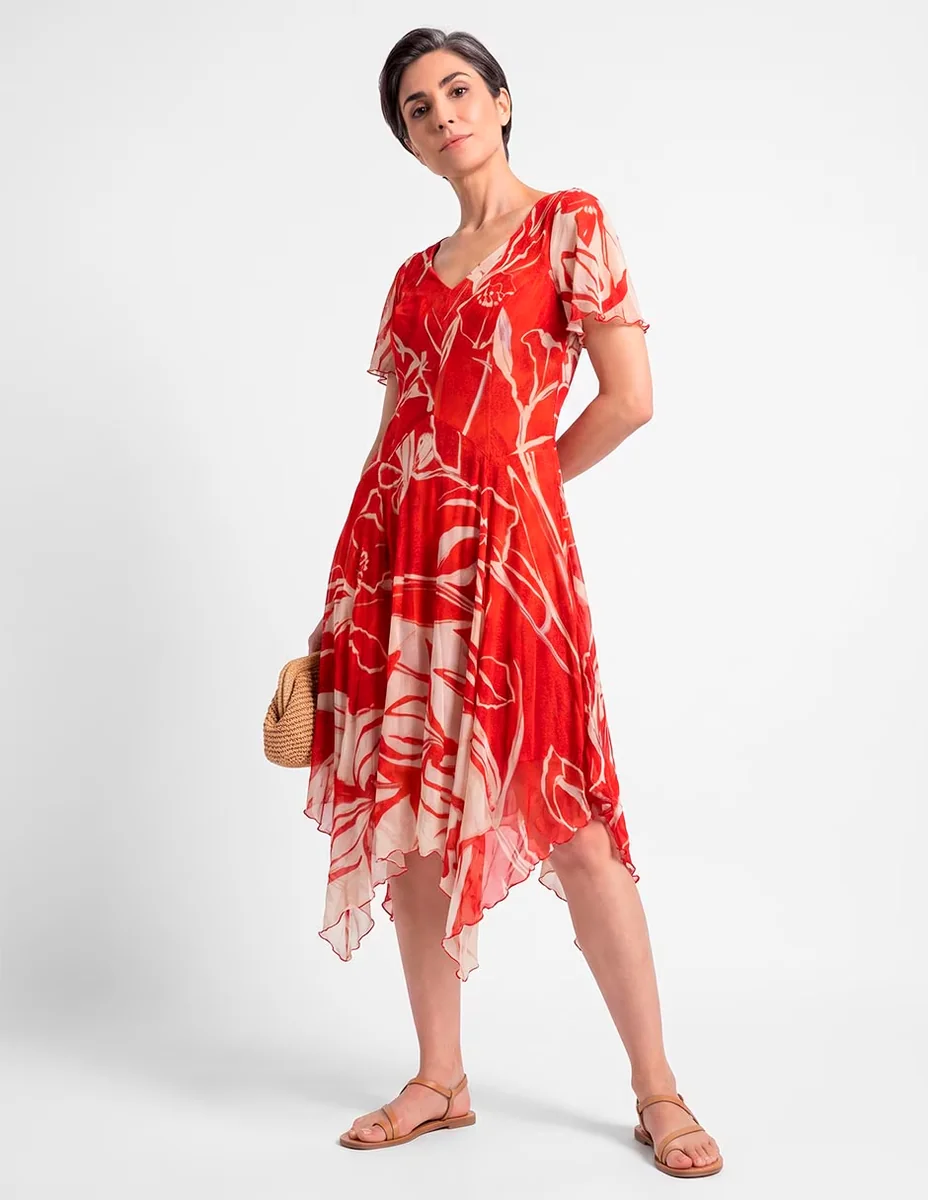 Vestido midi casual para mujer