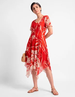 Vestido midi casual para mujer