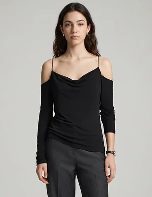 Blusa manga larga para mujer