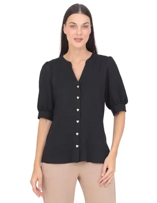 Blusa Padua manga corta para mujer