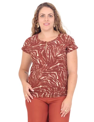 Blusa grupo dublin manga corta para mujer